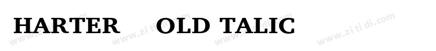 CharterBT BoldItalic字体转换
